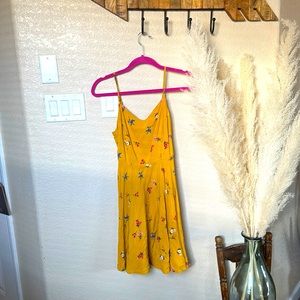 Yellow flower dress